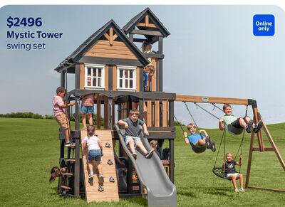 Mystic Tower swing set