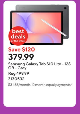 Samsung Galaxy Tab S10 Lite - 128 GB - Grey