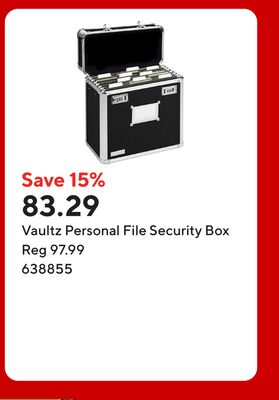 Vaultz Personal File Security Box