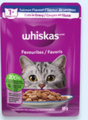 Whiskas wet cat food pouches