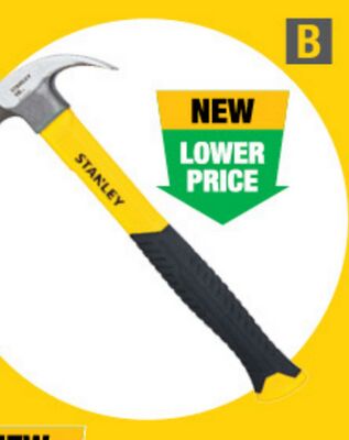 Stanley Fiberglass hammer 16 Oz