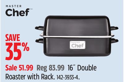 MASTER Chef 16˝ Double Roaster with Rack