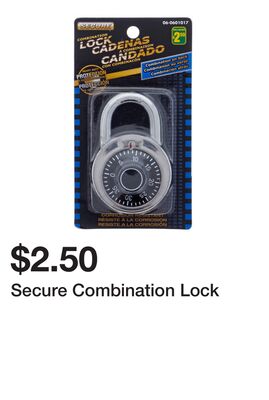 Secure Combination Lock