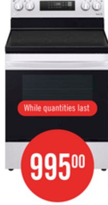 LG 6.3 Cu. Ft. Smart Electric Range with EasyClean® - Stainless Steel - LREL6321S