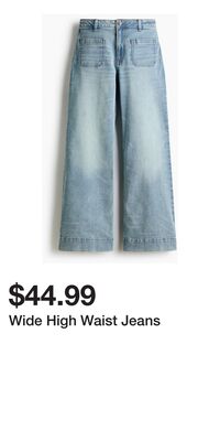 Wide High Waist Jeans