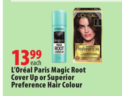 L'Oréal Paris Magic Root Cover Up or Superior Preference Hair Colour
