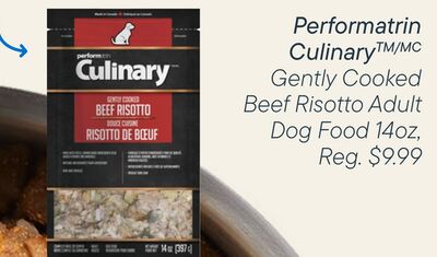 Performatrin Culinary Gently Cooked Beef Risotto Adult Dog Food