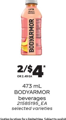 BODYARMOR BEVERAGES