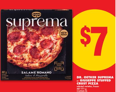 DR. OETKER SUPREMA OR GIUSEPPE STUFFED CRUST PIZZA, 487-771 G