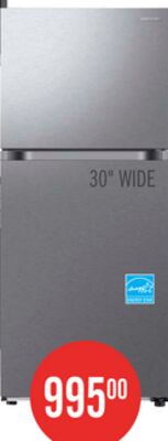 Samsung 30" 17.6 Cu. Ft. Smart Top-Freezer Refrigerator - Stainless Steel - RT18DG6500SRAC