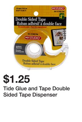 Tide Glue and Tape Double Sided Tape Dispenser
