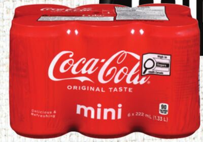 Coca-Cola Soft Drinks Mini Cans