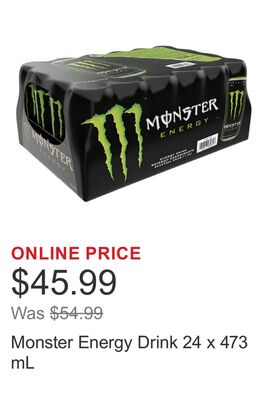 Monster Energy Drink 24 x 473 mL
