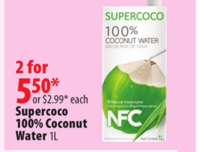 Supercoco 100% Coconut Water