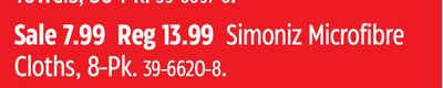 Simoniz Microfibre Cloths
