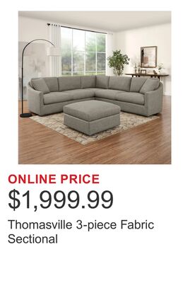 Thomasville 3-piece Fabric Sectional