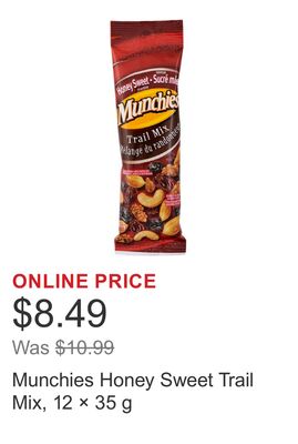 Munchies Honey Sweet Trail Mix, 12 × 35 g