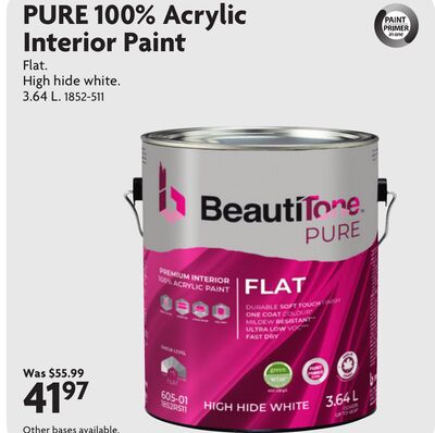 PURE 100% Acrylic Interior Paint