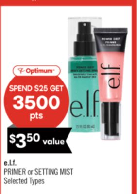 e.l.f. PRIMER or SETTING MIST