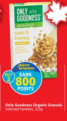 Only Goodness Organic Granola