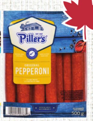 Piller's Pepperoni or Turkey Bites S