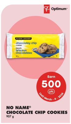 NO NAME® CHOCOLATE CHIP COOKIES, 907 G