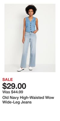 Old Navy High-Waisted Wow Wide-Leg Jeans