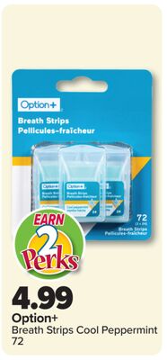 Option+ Breath Strips Cool Peppermint
