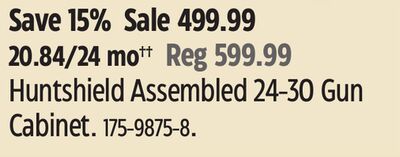 Huntshield Assembled 24-30 Gun Cabinet