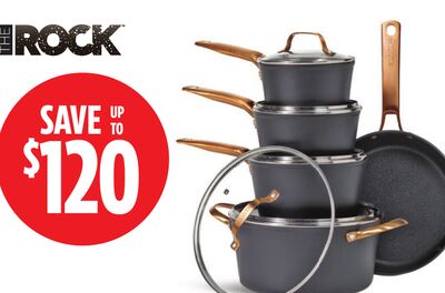 Heritage The Rock 10-Pc Non-Stick Cookset