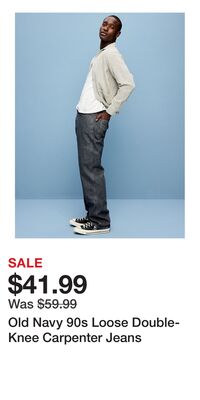 Old Navy 90s Loose Double-Knee Carpenter Jeans