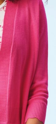 3/4-Sleeve knit shrug