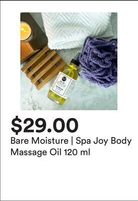 Bare Moisture | Spa Joy Body Massage Oil 120 ml