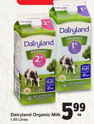 Dairyland Organic Milk