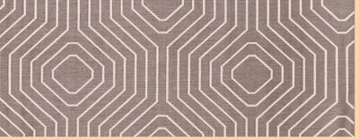 Suri 5'3" x 7'7" Geometric Area Rug – Brown