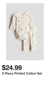 2-Piece Printed Cotton Set