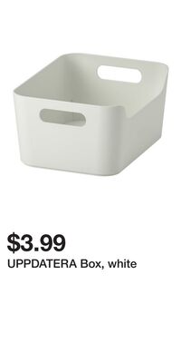 UPPDATERA Box, white