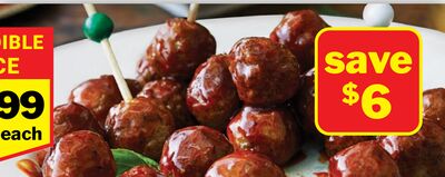 Italian Style Beef Meatballs