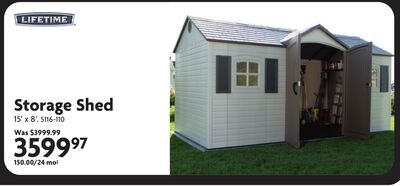 Shop Lifetime Storage Shed