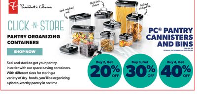 PC® PANTRY CANNISTERS AND BINS