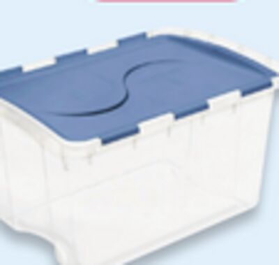 Sterilite 45 L Flip-lid storage tote