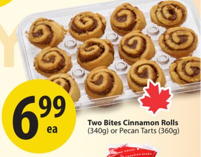 Two Bites Cinnamon Rolls