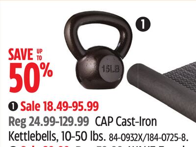 CAP Cast-Iron Kettlebells