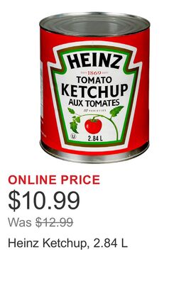 Heinz Ketchup, 2.84 L