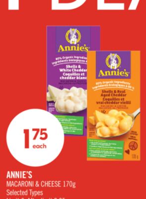 ANNIE'S MACARONI & CHEESE
