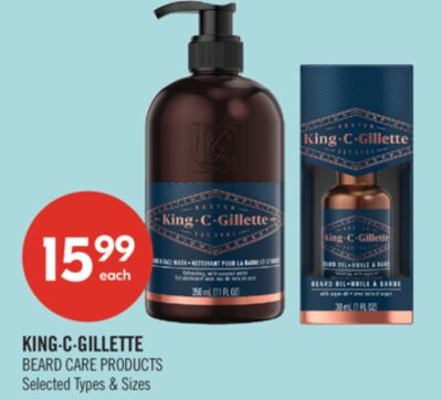 KING-C-GILLETTE BEARD CARE PRODUCTS