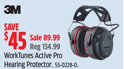 3M WorkTunes Active Pro Hearing Protector