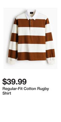 Regular-Fit Cotton Rugby Shirt