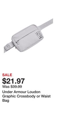 Under Armour Loudon Graphic Crossbody or Waist Bag