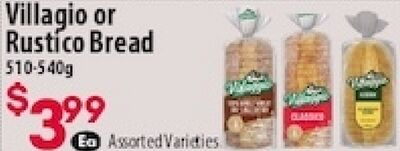 Villagio or Rustico Bread